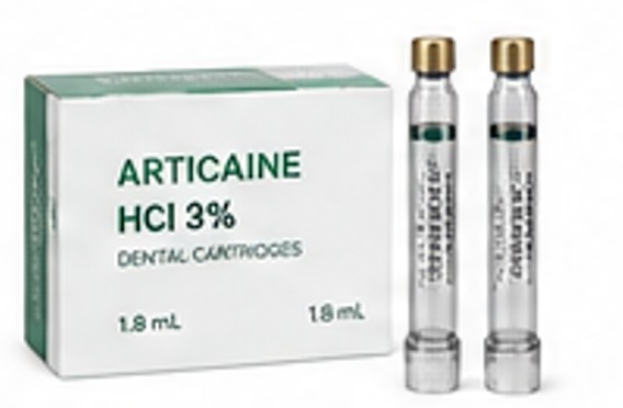 Carpule dentaire 4% ANESTHÉSIE